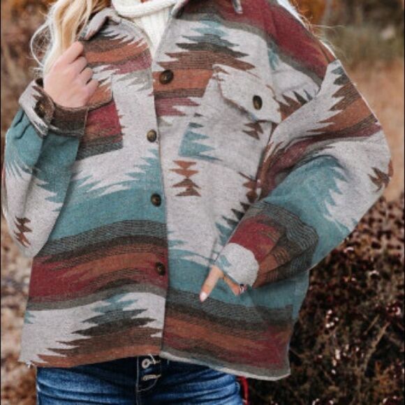 Aztec Shacket   - Picture 2 of 11